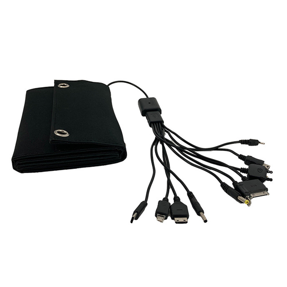 Solar Charger Panel Foldable - 1세트, 15W, 6V, 휴대용 태양광 패널