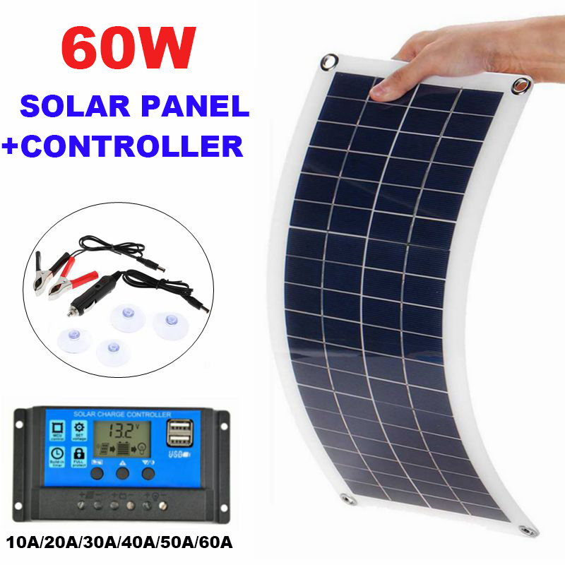 태양광 패널 태양광 충전기 100W USB 출력 태양  - Solar Charger Panel Foldable 리뷰 및 가격