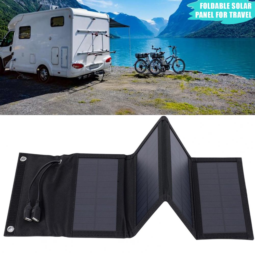 휴대용 태양광 충전기 접이식 태양광 패널 충전기 7w  - Solar Charger Panel Foldable 리뷰 및 가격