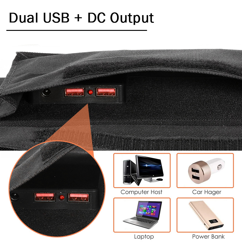 야외 캠핑 하이킹 접이식 USB 태양광 패널 충전기 2 - Solar Charger Panel Foldable 리뷰 및 가격