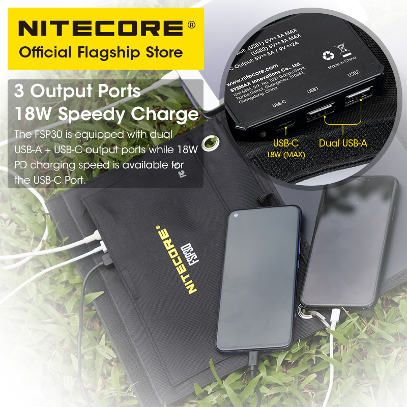 NITECORE 휴대용 방수 태양 전지 패널, 소형 태 - Solar Charger Panel Foldable 리뷰 및 가격